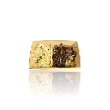 Телятина с картофельными лепестками