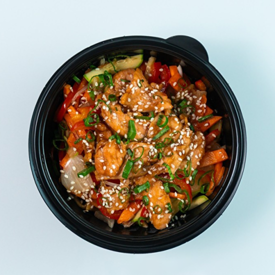 Вок с курицей (лапша)