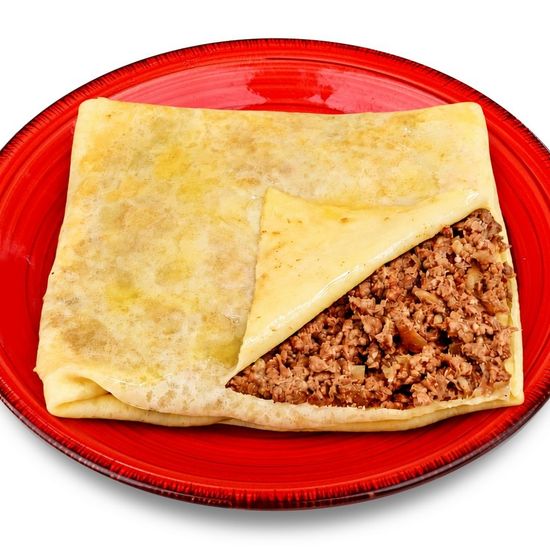 Блин Гурьевский с мясом
