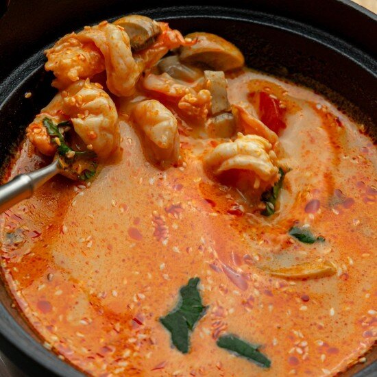 Суп Том ям Кунг с креветками