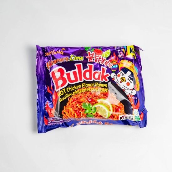 Лапша Бульдак Хабайнеро лайм мяг