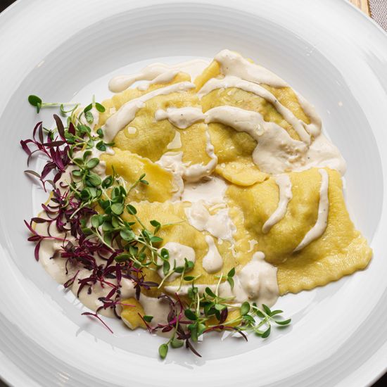 Равиоли с грибами и сыром рикотта