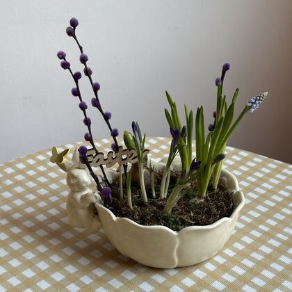 Пасхальная композиция в керамике