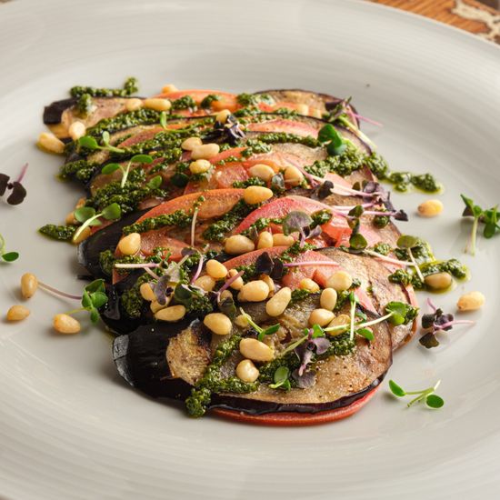 VM | Карпаччо из баклажанов с томатами