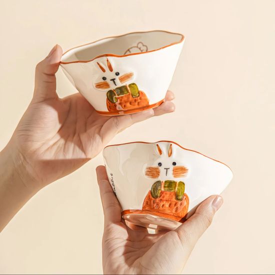 Детская супница Заяц 12 см