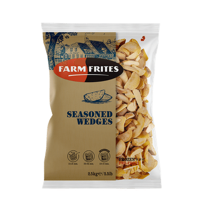 КАРТОФЕЛЬНЫЕ ДОЛЬКИ В КОЖУРЕ СО СПЕЦИЯМИ SEASONED WEDGES SKIN ON FARM FRITES 5Х2500
