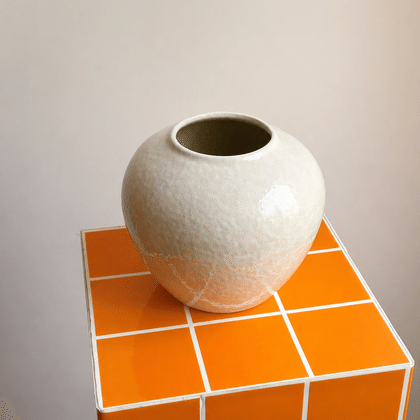 Круглая ваза Beige