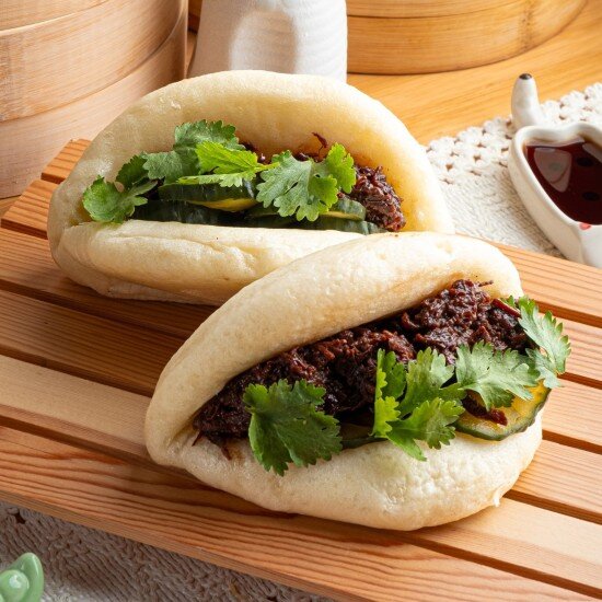 Бао с томленой кониной