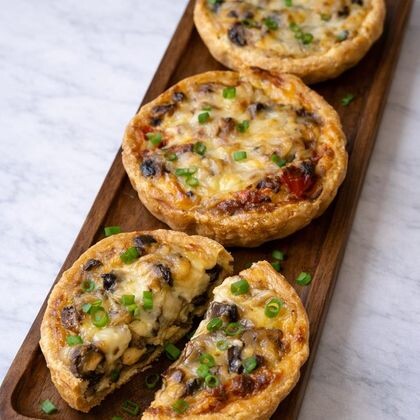 Киш Курица и Грибы