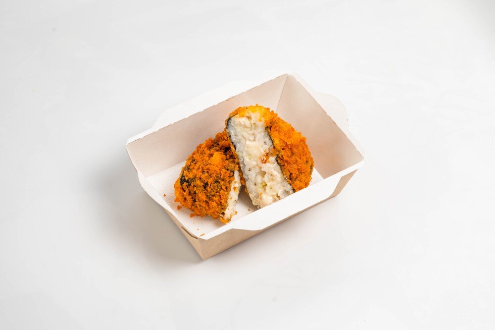 Онигири жаренный с курицей