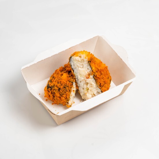 Онигири жаренный с курицей