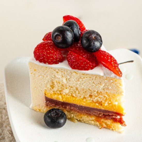 Клубничное танго торт