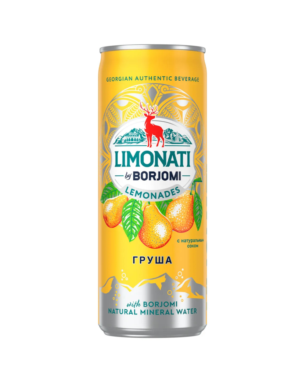 Лимонад Borjomi груша 0.33л жб