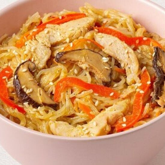 Wok L Фунчеза в сливочном соусе