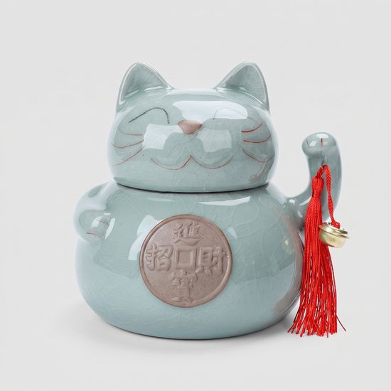 Чайница Котик 300мл TC019