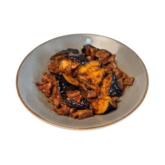 Телятина с баклажанами