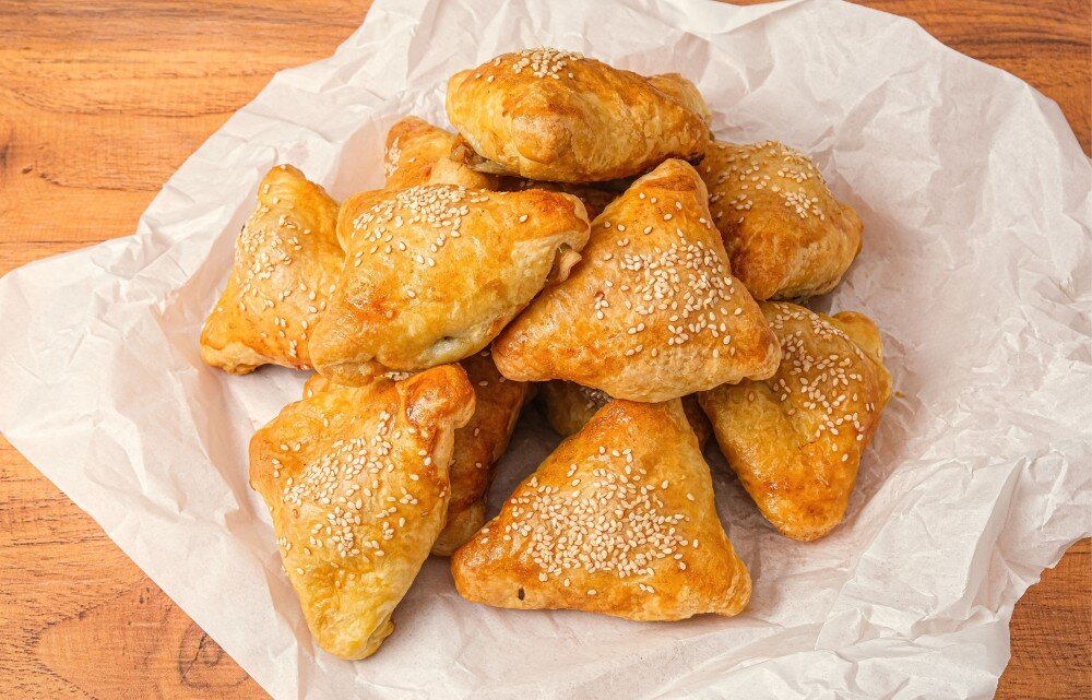 Самса с говядиной и тыквой