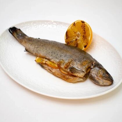 Запеченная радужная форель