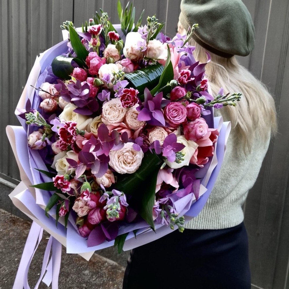 Букет «Darling» с кустовыми розами