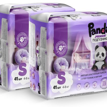 Подгузники Panda Premium S (41 шт/6 упак)