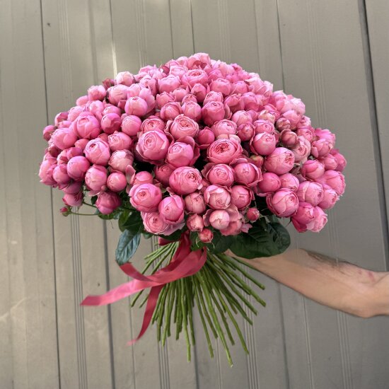Кустовая Роза «Silva pink» 60 см 10 шт