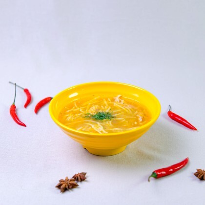 Суп лапша с курицей