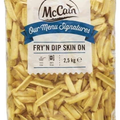 Картофель Фри к соусу в Панировке с Кожурой McCain FRY'N DIP SKIN ON (5*2,5 кг)