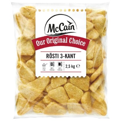 Картофельные Треугольные Котлеты McCain ORIGINAL ROSTI 3 KANT (4*2,5 кг)