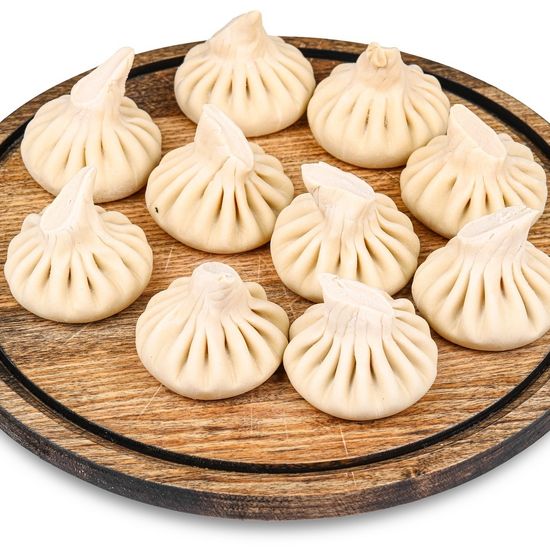 Хинкали из курицы и говядины