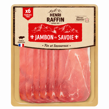 HENRI RAFFIN Хамон Jambon de Savoie копченный 90 г