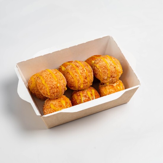 Пончики с цветной карамелью