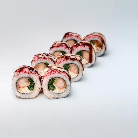 Креветка темпура с крабом