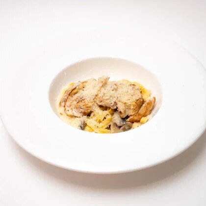 Тальолини с курицей и грибами