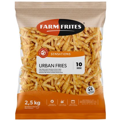 КАРТОФЕЛЬ ФРИ "УРБАН". 5Х2,5 КГ. FARM FRITES