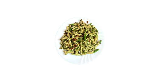 Стручки фасоли в пряно-остром соусе