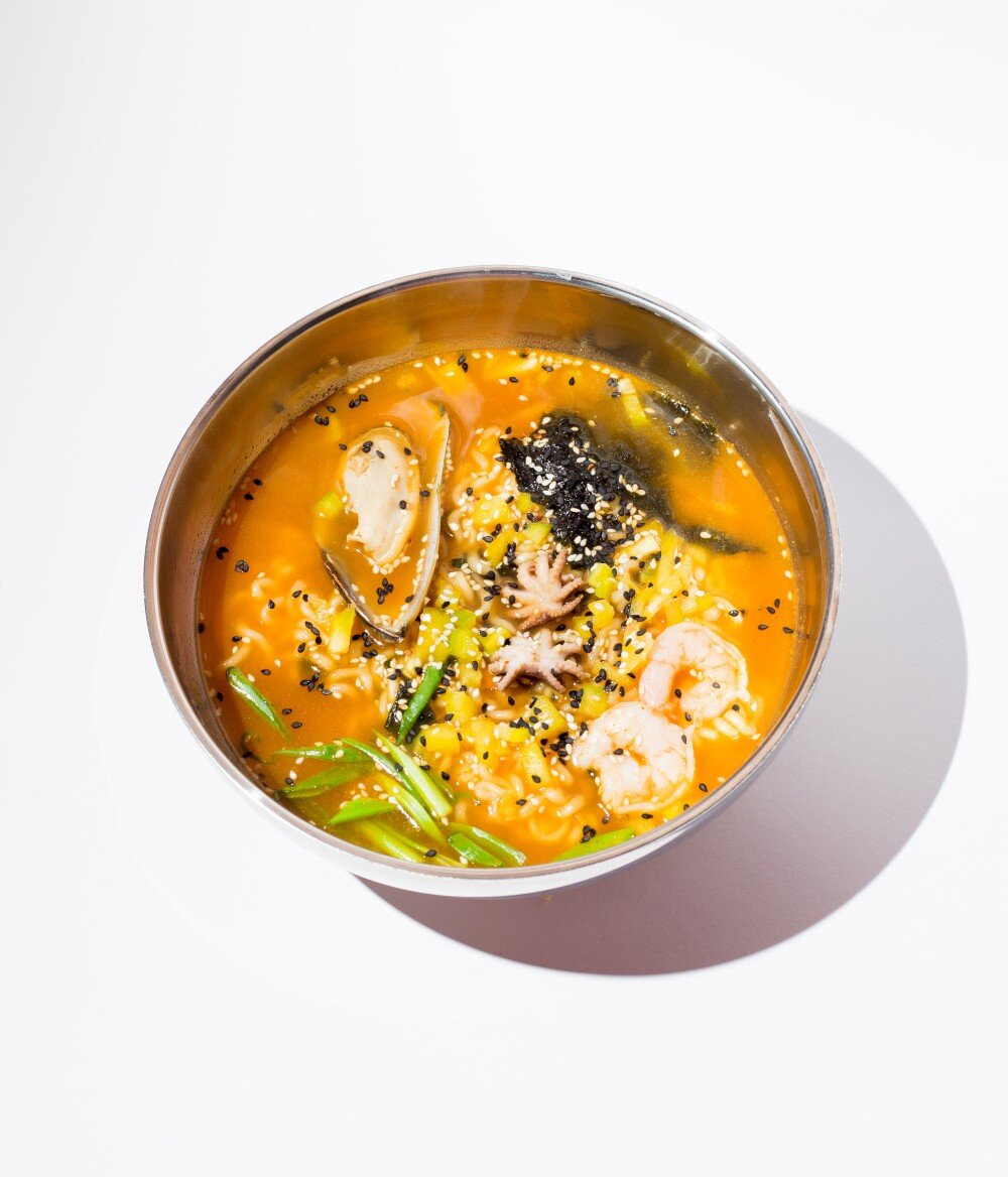 Рамен с морепродуктами