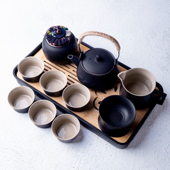 Чайный набор "Черный агат"