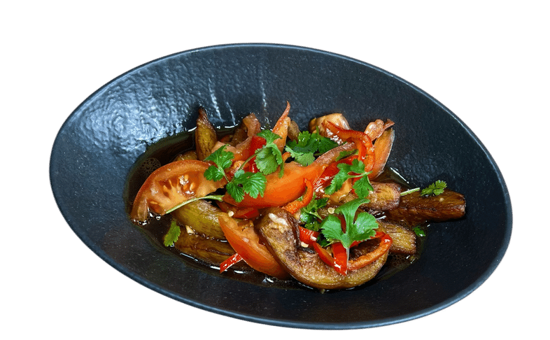 Баклажаны с овощами