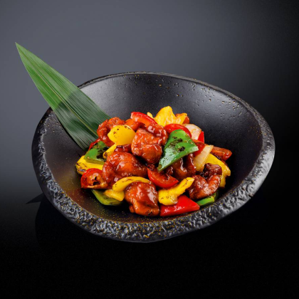 Цыплёнок на воке