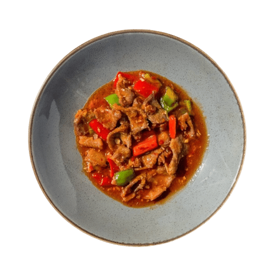 Телятина со свежим перцем