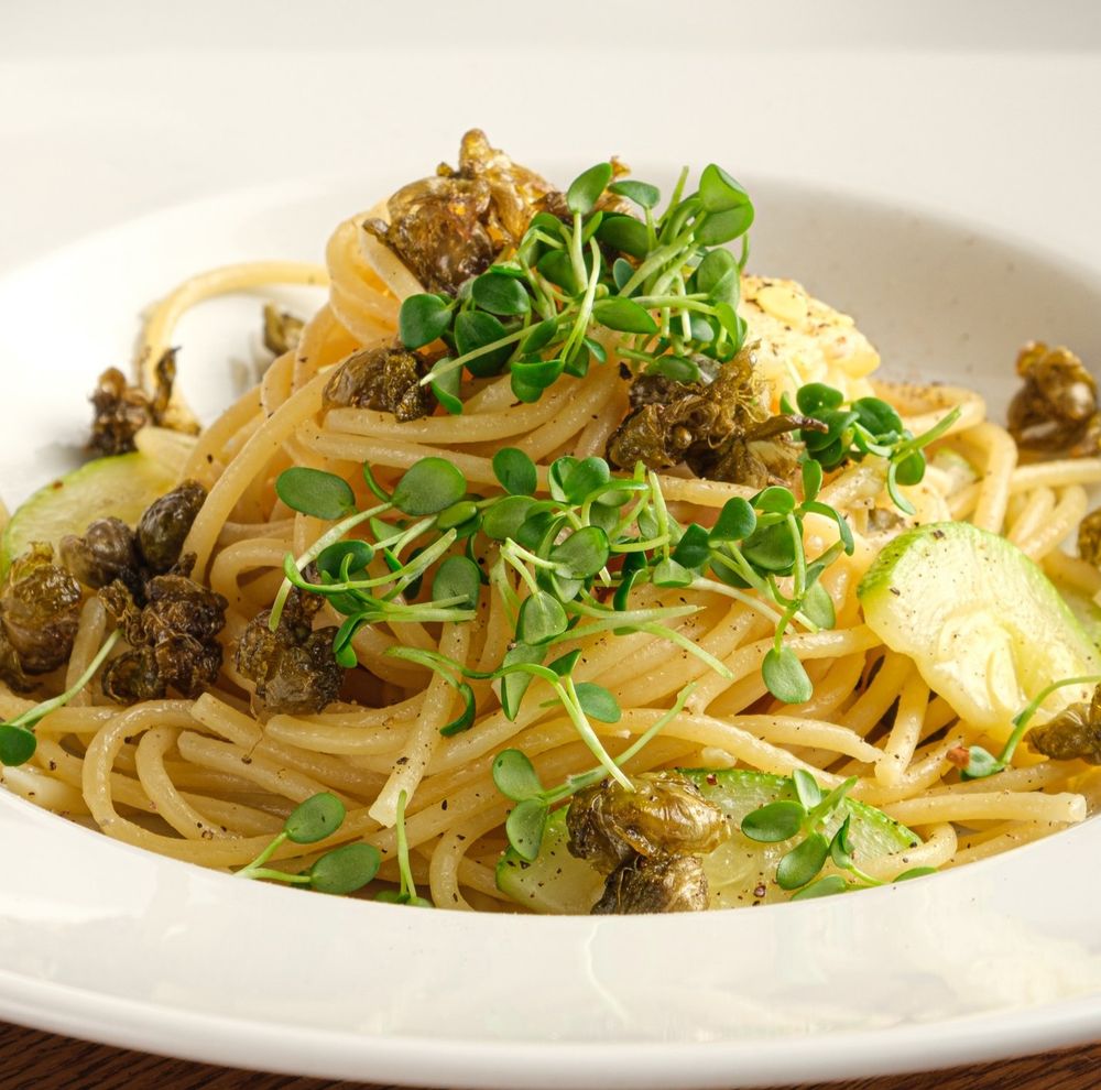 VM | Спагетти с цукини и каперсами