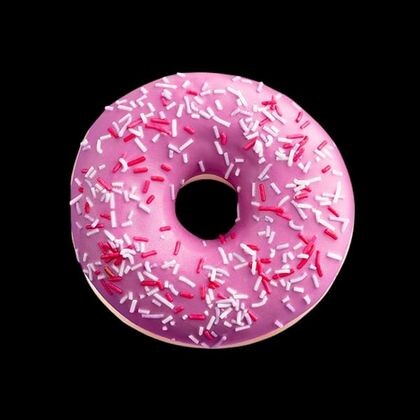 Донат глазированный "Ягодный микс" с начинкой со вкусом ягод 0,07 (36 ШБ) (РОССИЯ)