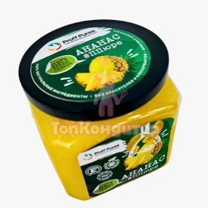 Proff Puree Ананас без сахара, 500гр