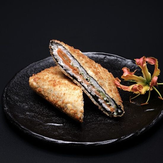 Сендвич с лососем