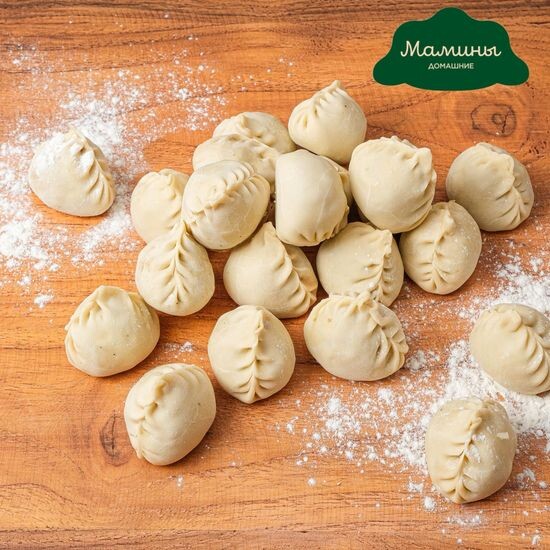 Манты с мраморной говядиной