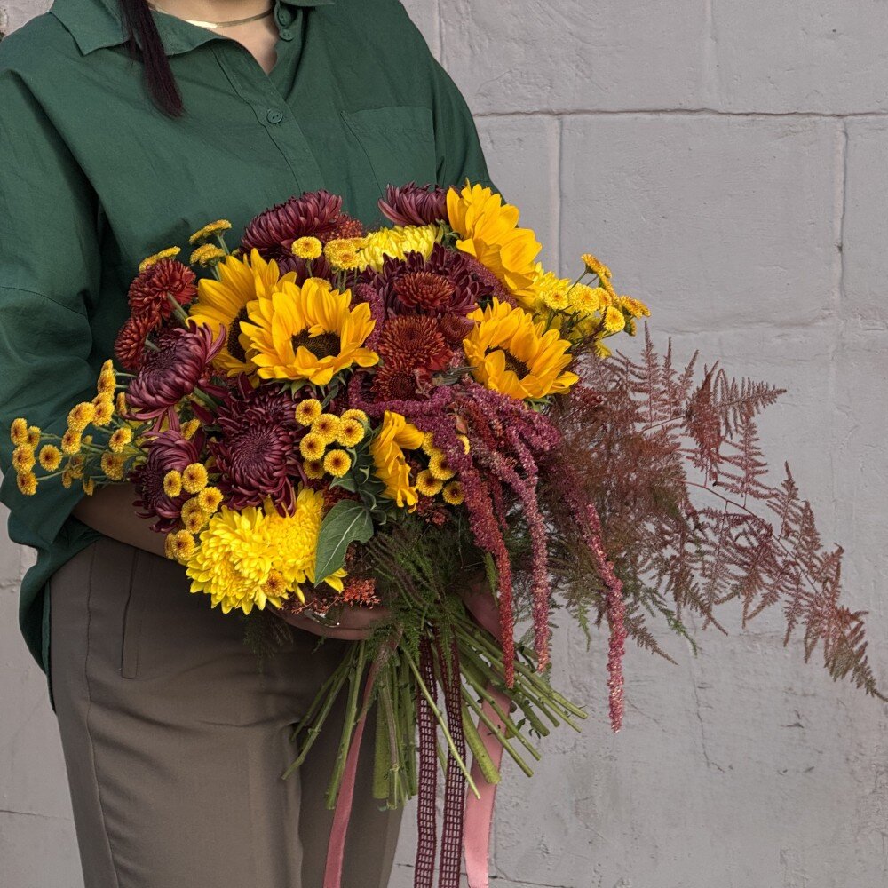 Букет «Loire» с подсолнух