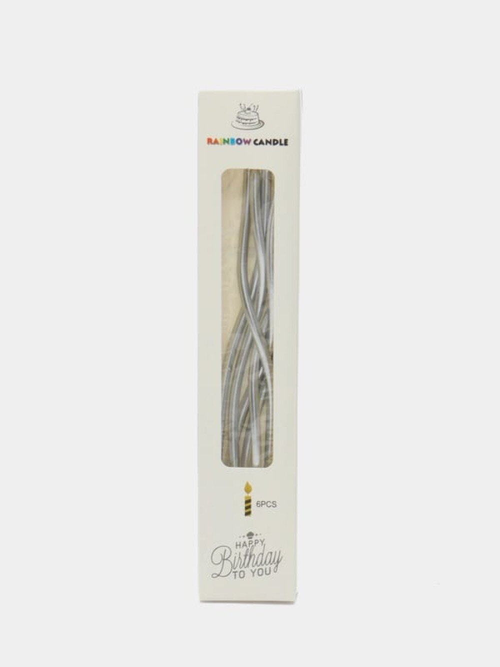 Свечи на торт "Волна"