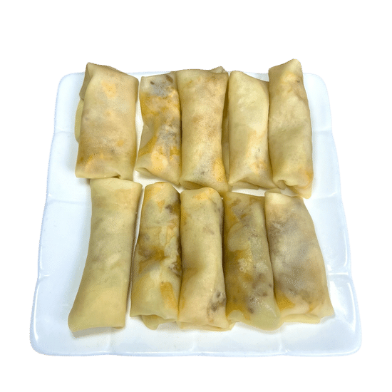 Блинчики с жареной телятиной