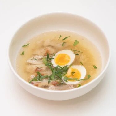 Куриный бульон с орзо