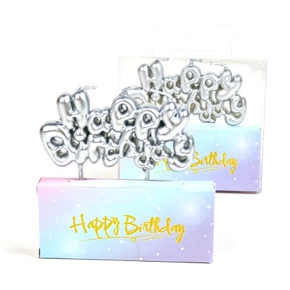 Свечи на торт "Happy birthday"
